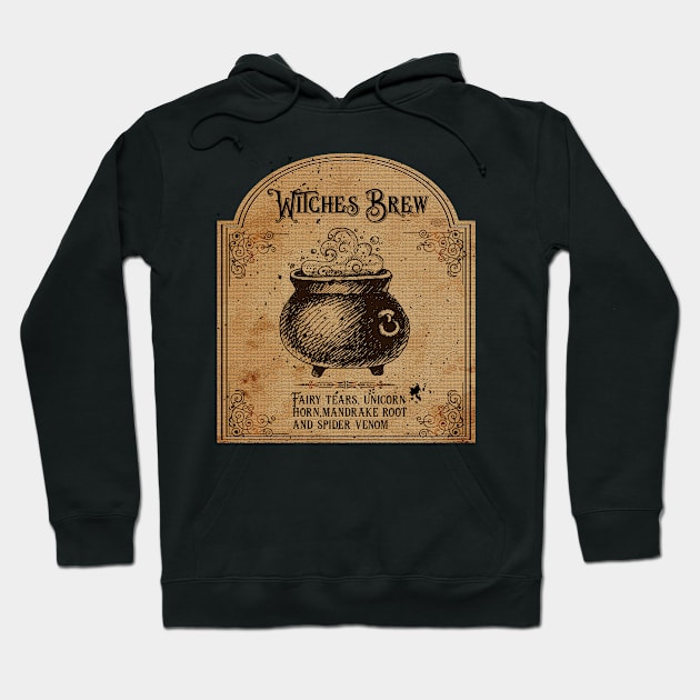 Halloween Witches Brew Hoodie by letnothingstopyou